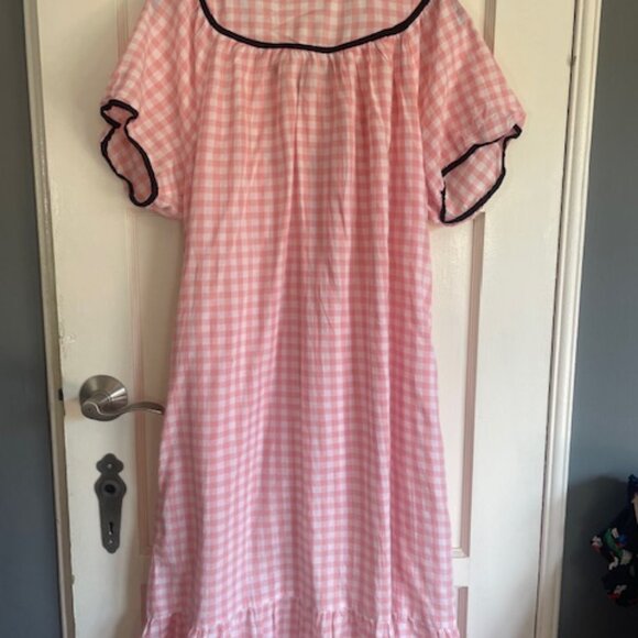 Batsheva pearl snap house dress w/pockets - Picture 8 of 11